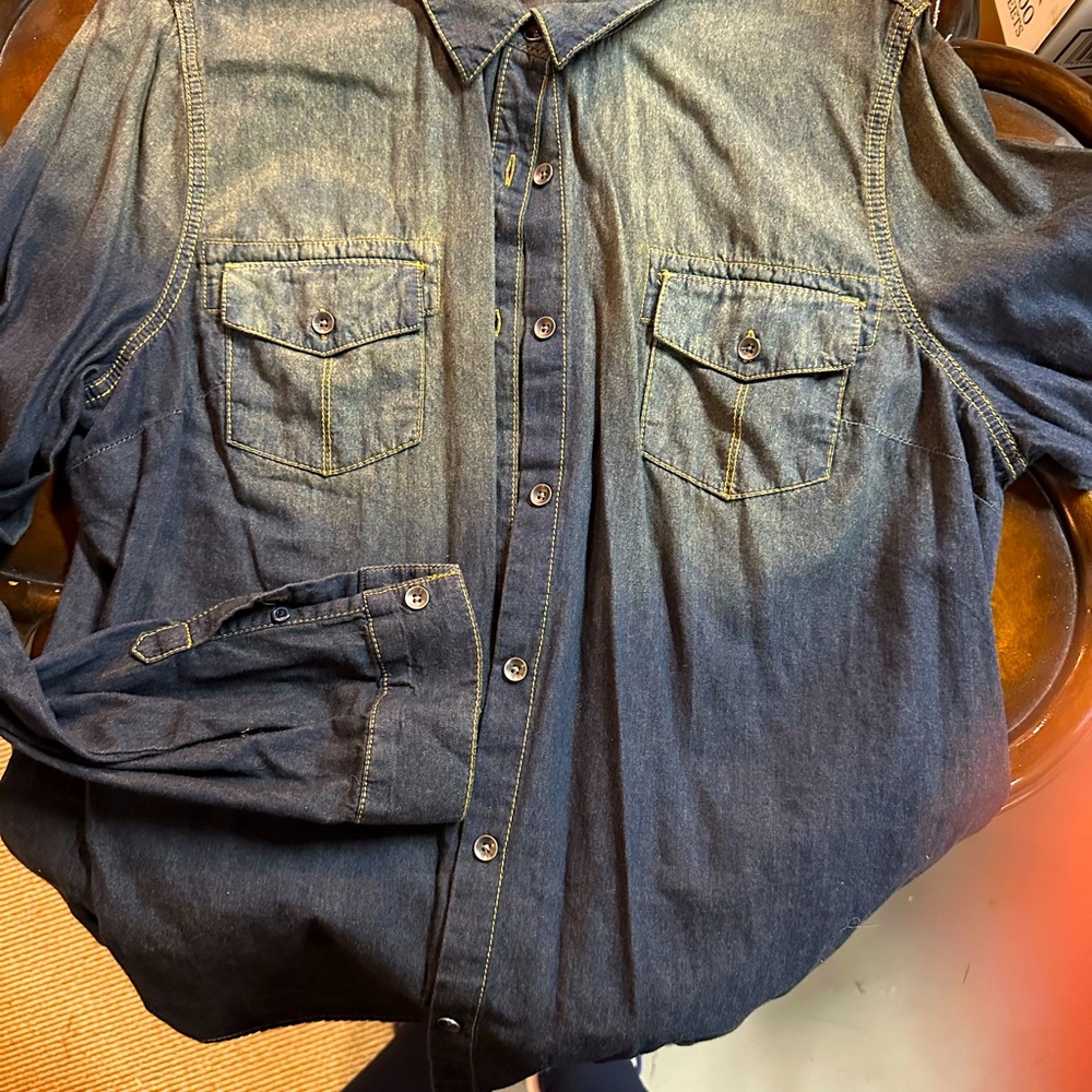 Mossimo mid weight denim shirt sXXL